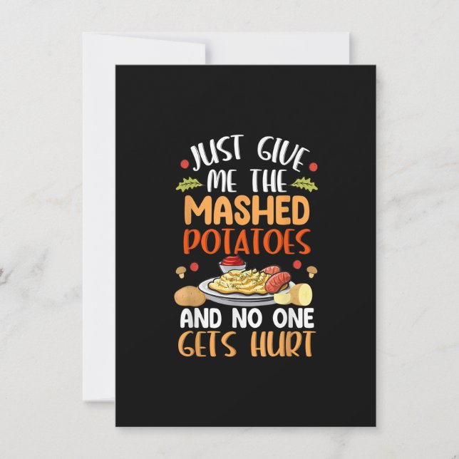 Invitation Drôle Turquie Thanksgiving Vegan Pour Enfants Femm (Devant)