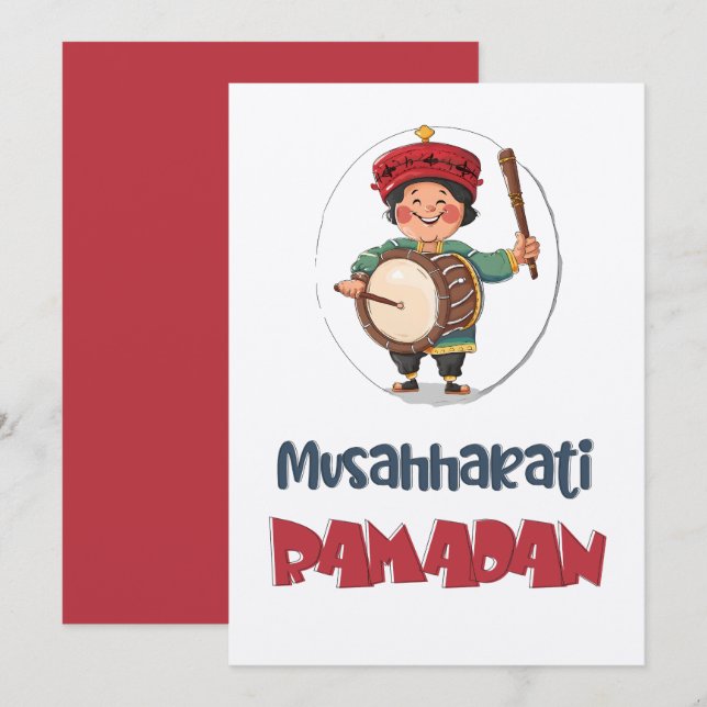 Invitation Drummer de Musahharati Ramadan | Les rythmes de la (Devant / Derrière)
