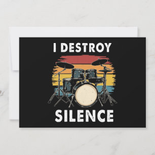 Invitation Drummer I Destruction Silence Drum