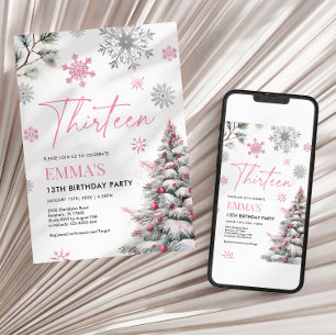 Invitation du 13e anniversaire, treize Anniversair