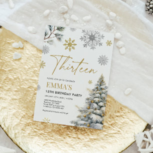 Invitation du 13e anniversaire, treize Anniversair