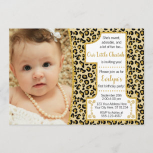 Invitation du 1er anniversaire de Cheetah Parti