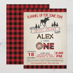 Invitation du 1er anniversaire de la bûcheronnette