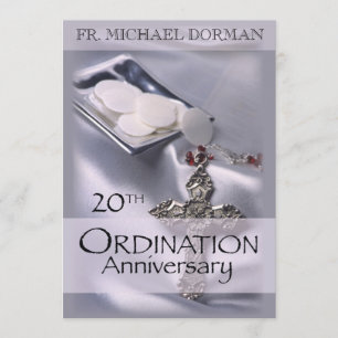 Invitation du 20e anniversaire d'ordination, Nam p
