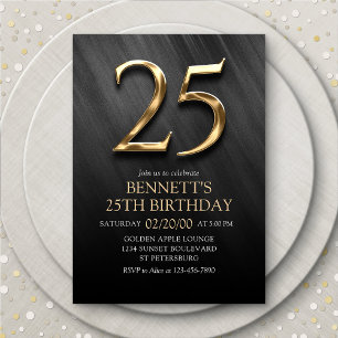 Invitation du 25e anniversaire