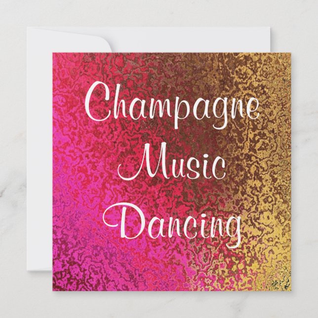 Invitation du 25e anniversaire du Mariage (Devant)