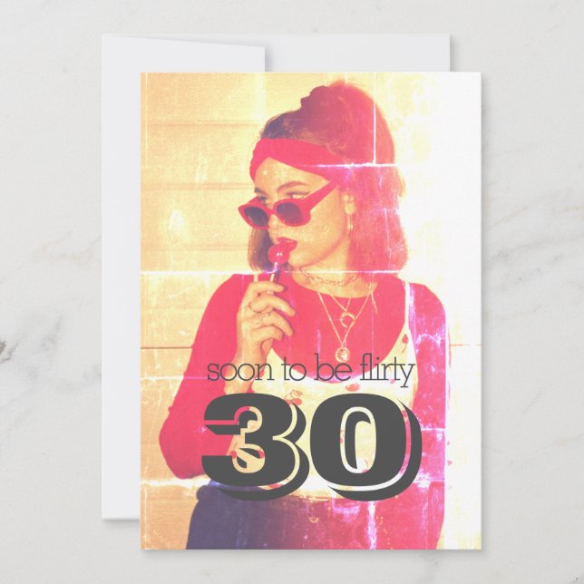 Invitation du 30e anniversaire (Devant)