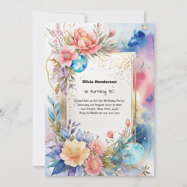 Invitation du 30e anniversaire (Devant)