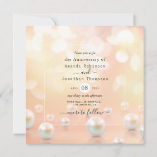 Faire Part 30 Ans De De Mariages Zazzle
