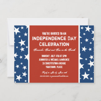 Invitation du 4 juillet au Red, White et Blue