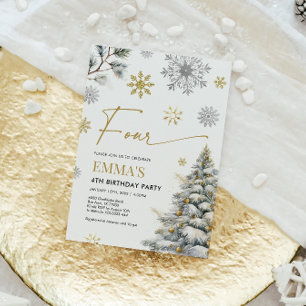 Invitation du 4e anniversaire, 4e anniversaire d'h