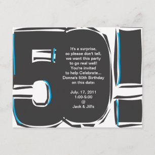 Invitation du 50e anniversaire