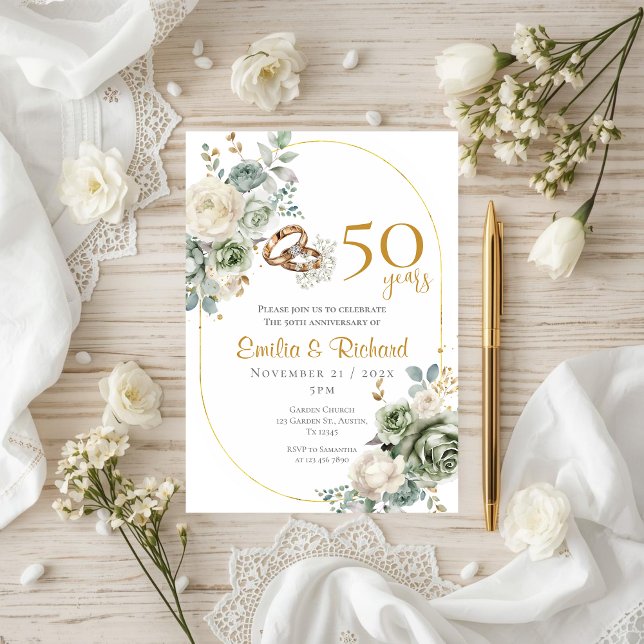 Invitation du 50e anniversaire (Créateur téléchargé)