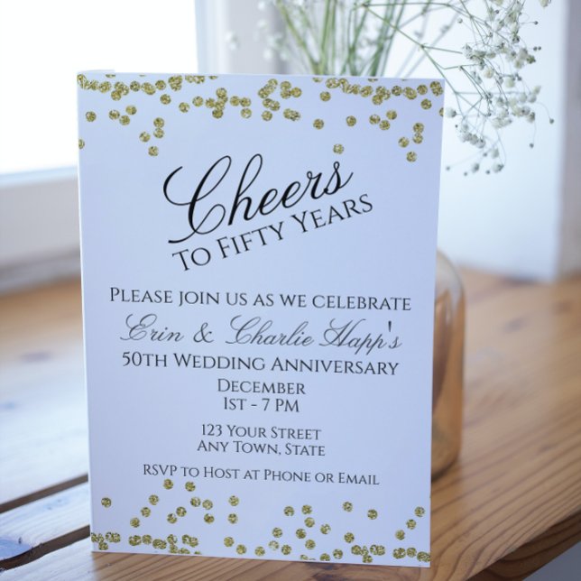 Invitation du 50e anniversaire (Créateur téléchargé)