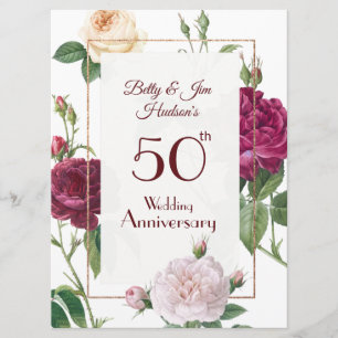 Invitation du 50e anniversaire de la fête