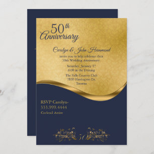Invitation du 50e anniversaire de la Marine et de