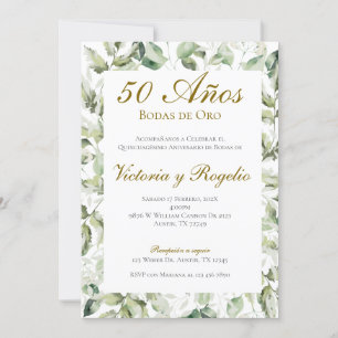 Invitation du 50e anniversaire du Mariage