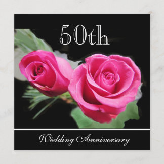 Invitation du 50e anniversaire du Mariage de Red R