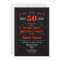 Invitation du 50e anniversaire surprise - Rouge no