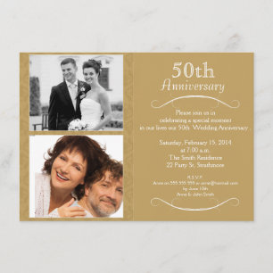 Invitation du 5e anniversaire du mariage