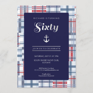 Invitation du 60e anniversaire - Soixante coutume
