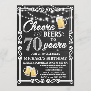 Invitation du 70e anniversaire   Salers et bières