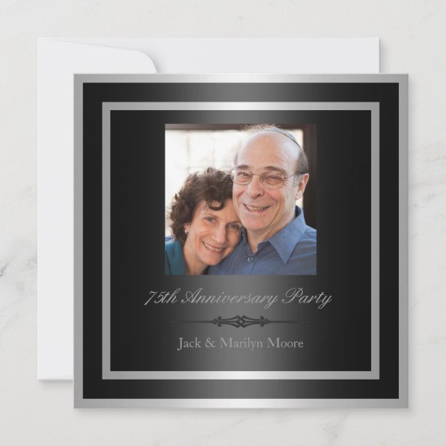 Invitation du 75e anniversaire du parti (Devant)