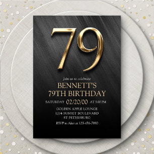 Invitation du 79e anniversaire