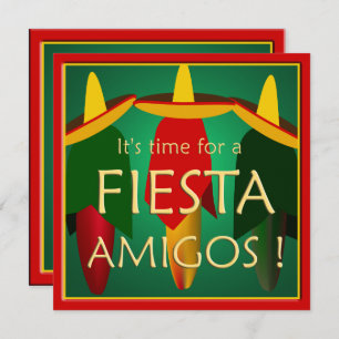 Invitation du Amigos Fiesta Party