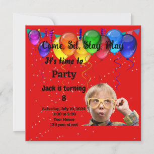 Invitation du Anniversaire de enfant