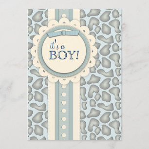 Invitation du Baby shower de la Girafe sucrée  Ble