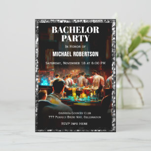 Invitation du Bachelor Party