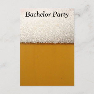 Invitation du Bachelor Party