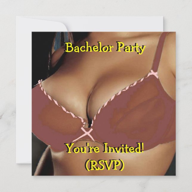 Invitation du Bachelor Party (Devant)