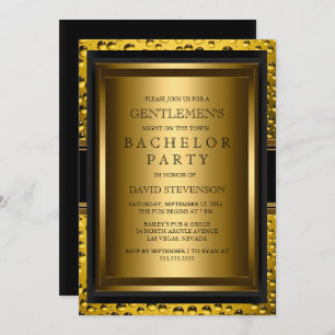 Invitation du Bachelor Party de Beer Gentlemen 🍻