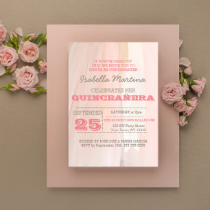 Invitation du Ballet Tutu Quinceañera