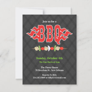 Invitation du barbecue