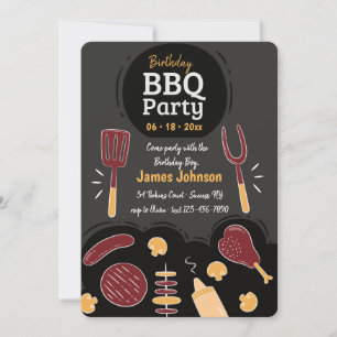 Invitation du barbecue