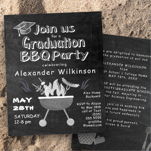 Invitation du barbecue du tableau de bord du budge