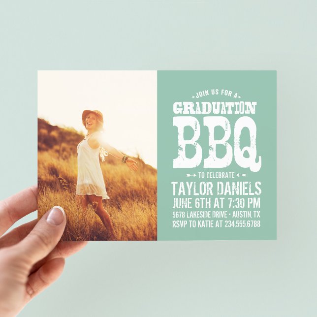 Invitation du barbecue Rustique | Couleurs modifia (Créateur téléchargé)