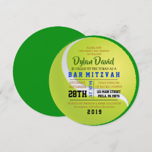 Invitation du Bat mitzvah de la barre RONDE TENNIS