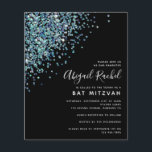 Invitation du Bat mitzvah du budget de la Parties<br><div class="desc">Un design simple de parties scintillant **VEUILLEZ LIRE AVANT D'ACHETER** Notre gamme de papeterie économique de 4, 5 po x 5, 6 po et s'intègre dans une enveloppe A6, qui sont disponibles en toutes sortes de couleurs dans votre magasin de papeterie local ou vous pouvez ajouter des blancs à votre...</div>
