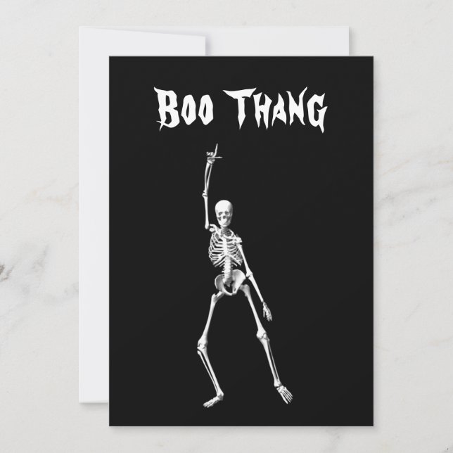 Invitation du Boo Thang Halloween Party (Devant)