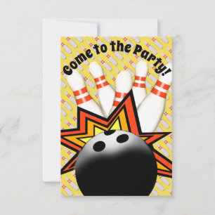 Invitation du Bowling Party