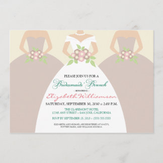 Invitation du brunch nuptial des femmes mariées et