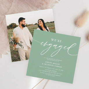 Invitation du Carré de l'engagement Sage Green