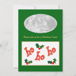 Invitation du Carte photo de Noël à customiser