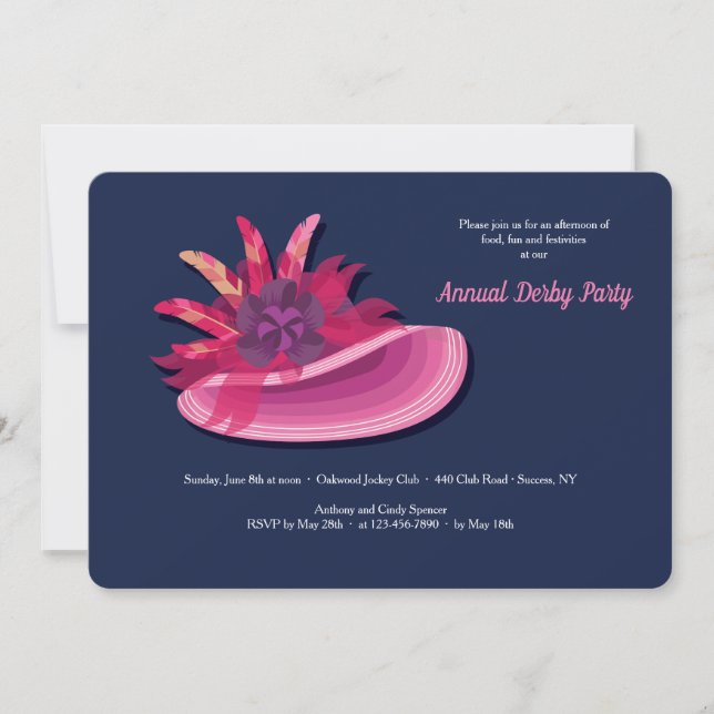 Invitation du Casquette 2 Derby Party (Devant)