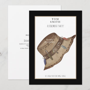 Invitation du Casquette de la retraite de la pêche