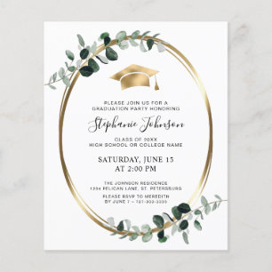 Invitation du Casquette Eucalyptus Gold Budget